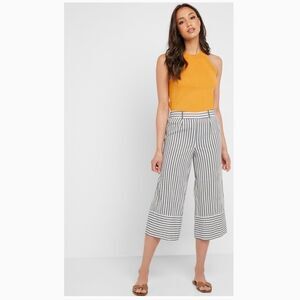 Retro & Icone Striped Cullottes Pants